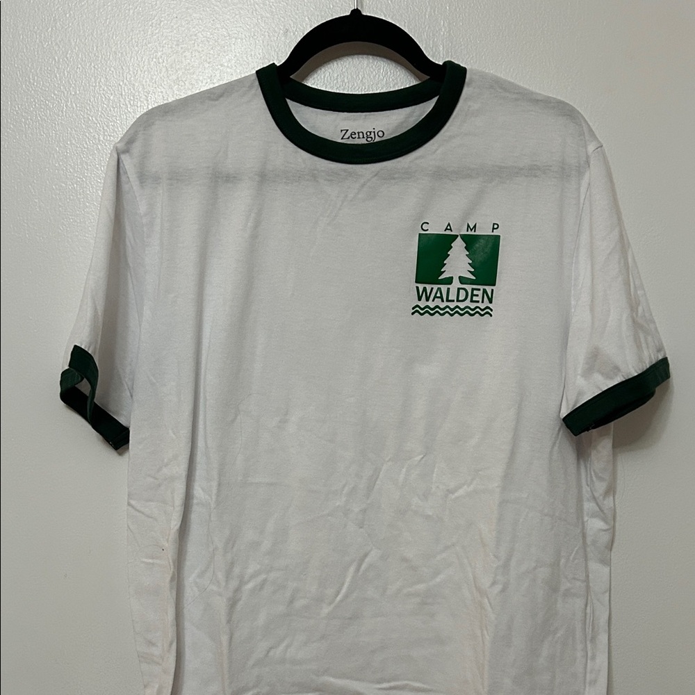White and Green Camp Walden Women’s T-Shirt